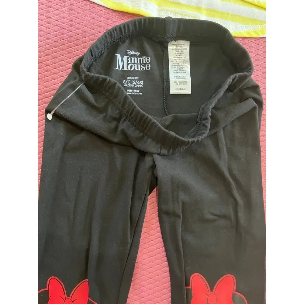 New❤️3Pcs Disney Minnie Mouse Girls Set sz6/6X